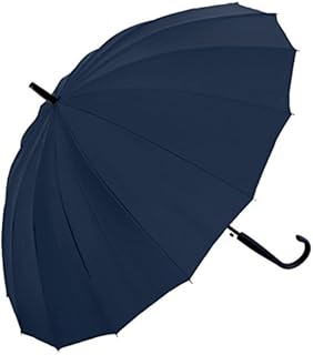 hygge(ヒュッゲ) 長傘 ジャンプ 3D凸凹ストライプジャガード ネイビー 6105 hygge(ヒュッゲ) 長傘 ジャンプ 3D凸凹ストライプジャガード ネイビー 6105